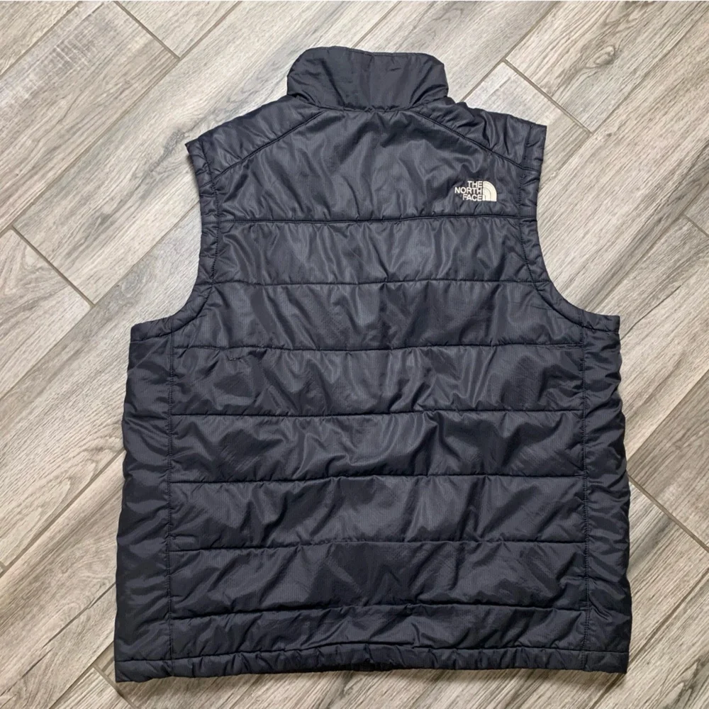 The North Face Mens Black Puffer Vest XL Quilted Full Zip Outdoor Gilet‎